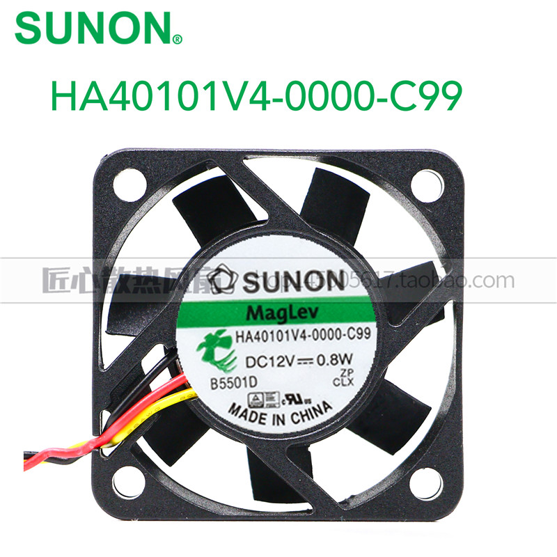 HA40101V4-0000-C99\/A99 SUNON 4010风扇 12V 4厘米静音监控风扇