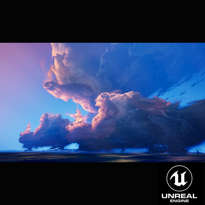 UE4 游戏动态天空云制作视频教程