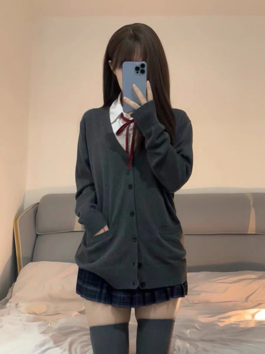 jk衬衫女长袖秋冬原创正统大码衬衣学院风纯搭配学生宽松套装上衣