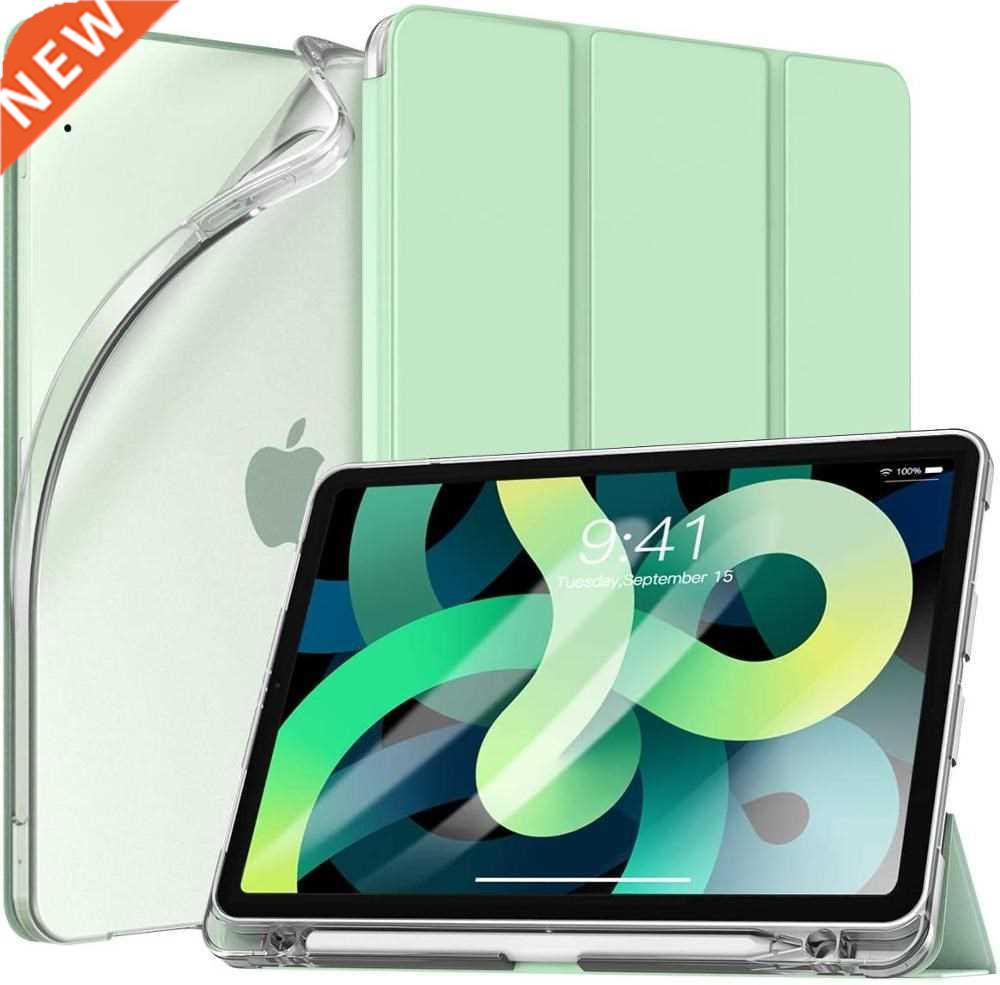 Case for iPad Air 4th Generation with Pencil Holder Book Le