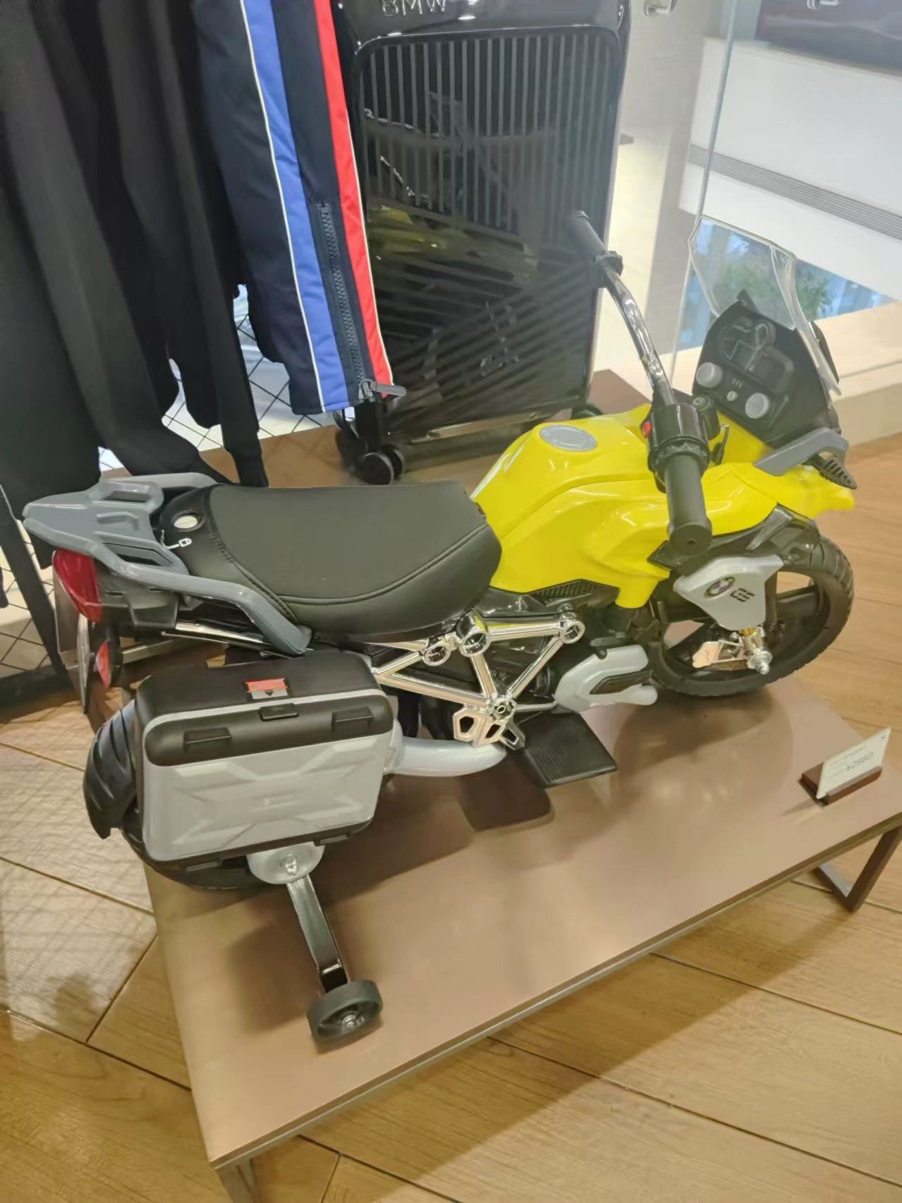 宝马儿童电动玩具BMW摩托车R1200GSmotorrad仿真拆卸组装益智礼品